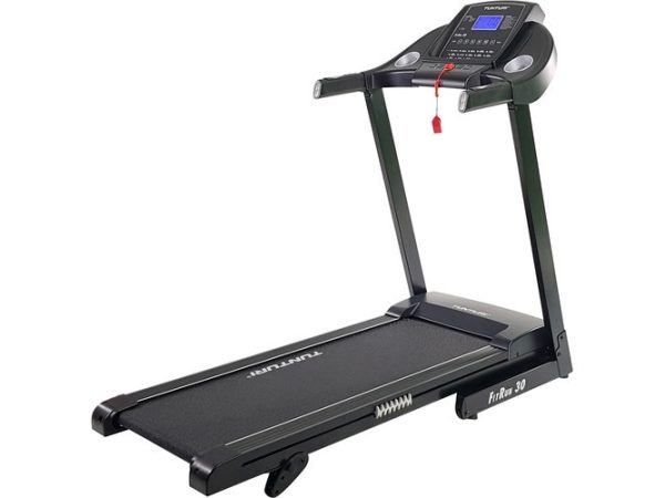 Tunturi Fitrun 30, 100 Kg, 0,8 Km/T, 12 Km/T, Kalorier, Afstand, Pulse Rate, Hastighed, Tid, Sort, Lcd