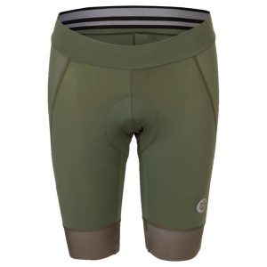 AGU Bibshort Essential Prime 2 - Cykelshorts - Dame - Army Grøn - Str. 2XL