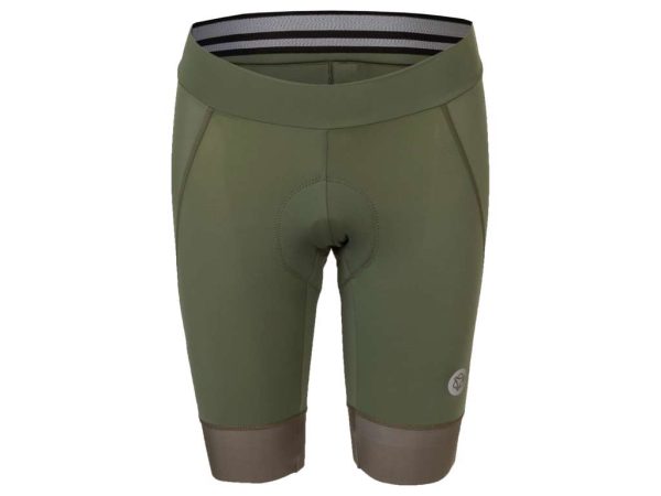 AGU Bibshort Essential Prime 2 - Cykelshorts - Dame - Army Grøn - Str. 2XL