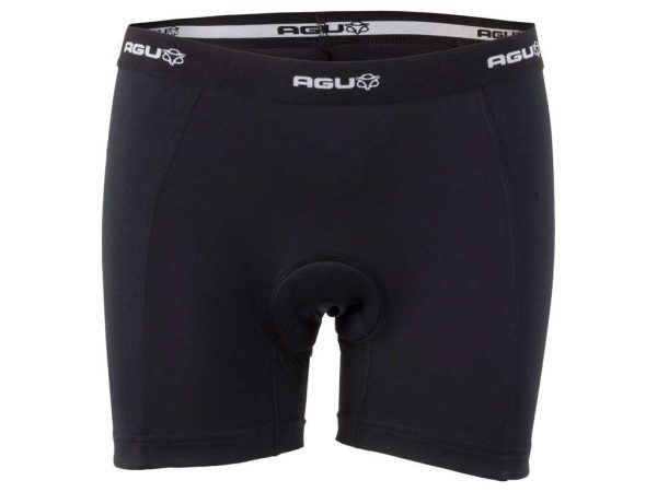 AGU Indershorts - Med Green 95 Pude - Dame - Sort - Str. XS-S