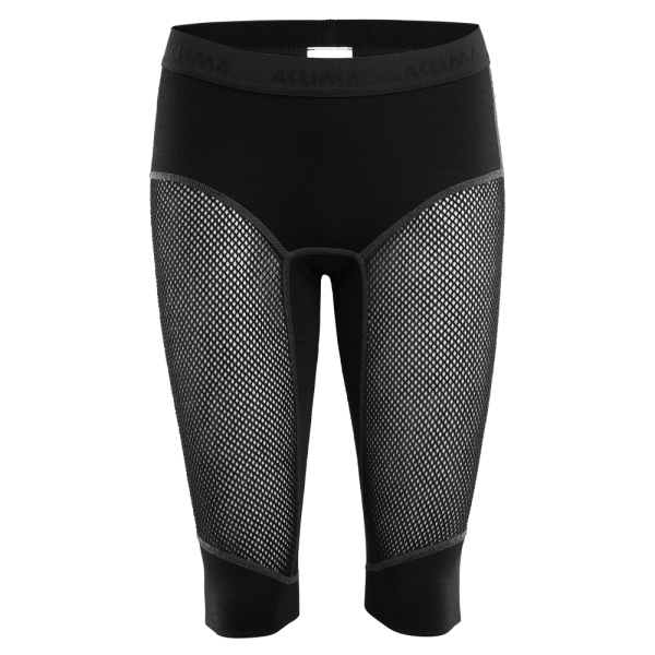 Aclima Woolnet Long Shorts Woman - Jet Black - XXS