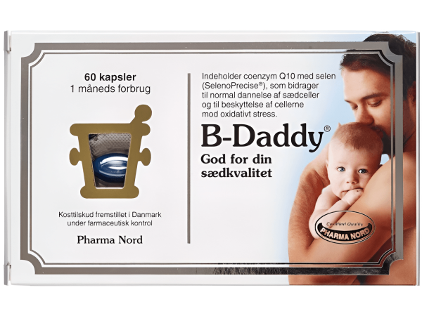 B - Daddy, 60 stk. kapsler til forbedret sædkvalitet, Pharma Nord - Pharma Nord - Vitamins - Buump