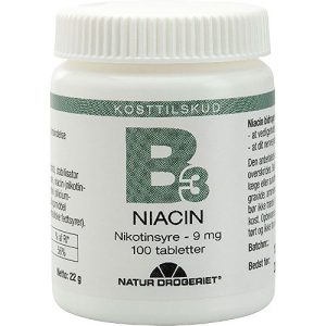 B3 Niacin Nikotinsyre 9 mg