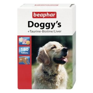 Beaphar Doggy''s Mix, Hund, Tablet, Generelt Sundhed, Vitamin B1, Vitamin B12, Vitamin B2, Vitamin B6, Vitamin B6, Vitamin H (Biotin), Kalcium, Magne