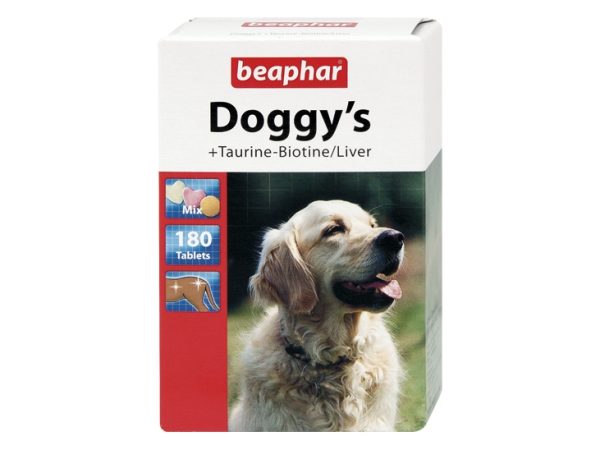 Beaphar Doggy''s Mix, Hund, Tablet, Generelt Sundhed, Vitamin B1, Vitamin B12, Vitamin B2, Vitamin B6, Vitamin B6, Vitamin H (Biotin), Kalcium, Magne