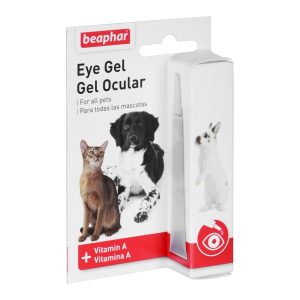 Beaphar Eye Gel, Kat (Dyr)/Hund, Dråber, 5 Ml, 1 Stk, Vitamin A, Blister