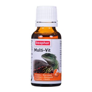 Beaphar Turtle Vit, Skildpadde, Dråber, Generelt Sundhed, Vitamin A, Vitamin B1, Vitamin B12, Vitamin B2, Vitamin B3, Vitamin B6, Vitamin B6, Vitamin