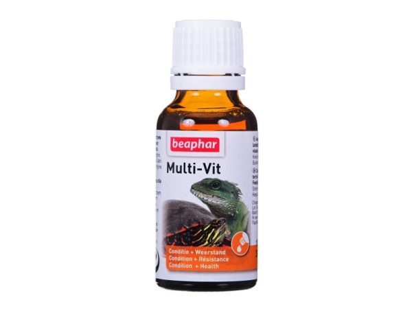 Beaphar Turtle Vit, Skildpadde, Dråber, Generelt Sundhed, Vitamin A, Vitamin B1, Vitamin B12, Vitamin B2, Vitamin B3, Vitamin B6, Vitamin B6, Vitamin