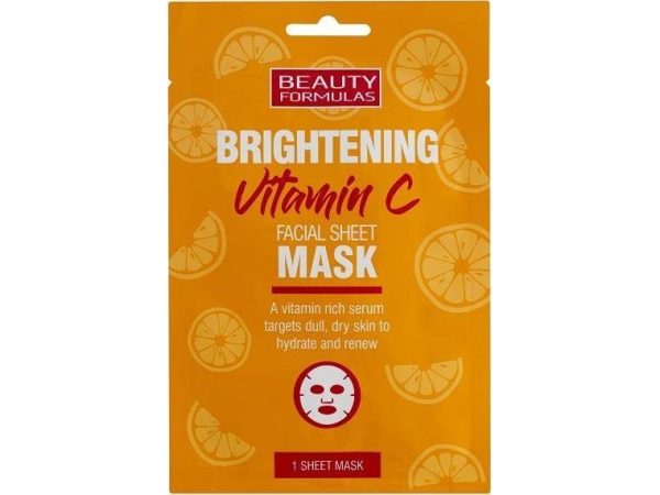 Beauty Formulas Beauty Formulas Brightening Vitamin C Brightening Face Mask With Vitamin C | Free Delivery From 250 Pln