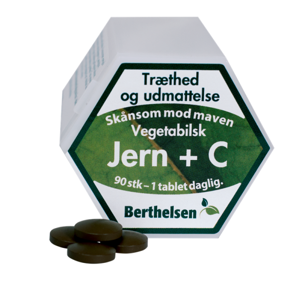 Berthelsen Jern + C (90 tabletter)