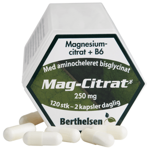 Berthelsen Mag-Citrat 250 mg - 120 kaps.