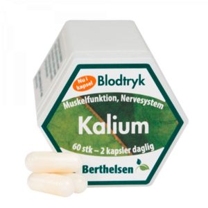 Berthelsen Naturlig Kalium (60 kap)