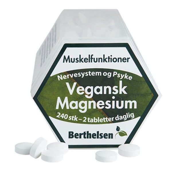 Berthelsen Vegansk Magnesium (240 tabletter)