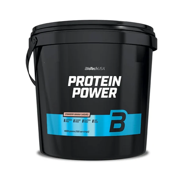 BioTech USA - Protein Power Strawberry & Banana - 4000g