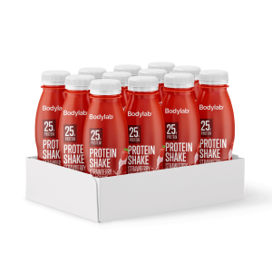 BodyLab Protein Shake - Strawberry Milkshake (12x330 ml)