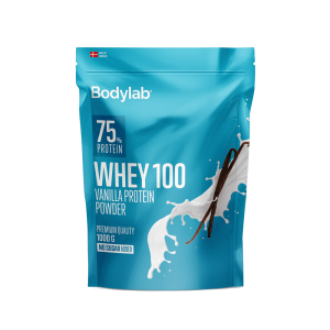 BodyLab Whey 100 Proteinpulver Vanilje Milkshake (1kg)