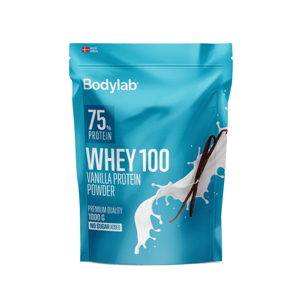 BodyLab Whey 100 Proteinpulver Vanilje Milkshake (1kg)