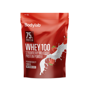 Bodylab Whey Proteinpulver - Strawberry Milkshake (1 kg)