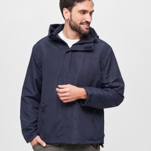 Brandit Windbreaker m. Lynlås Navy