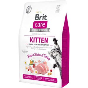 Brit Care Cat GF Kitten Healthy Growth+Development 2kg