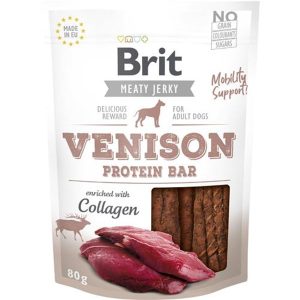 Brit Jerky Venison Protein Bar 80g