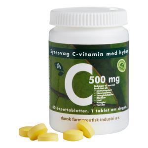 C-vitamin m. hyben, 500 mg. - 60 tabl.