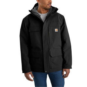 CARHARTT Jakke Super Dux Bonded Chore Coat Black - M