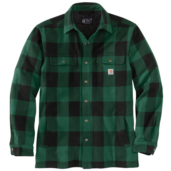 CARHARTT Skjorte Hubbard Sherpa Lined Shirt Jac North Woods - M