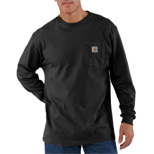 CARHARTT Trøje Workwear Pocket T-Shirt L/S Black - XL