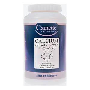 Camette Calcium Ultra Forte + D-vitamin - 200 tab