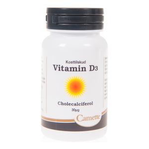 Camette Vitamin D3 30 mcg - 180 tab.