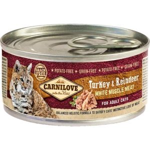 Carnilove Turkey & Reindeer for adult cats 100g