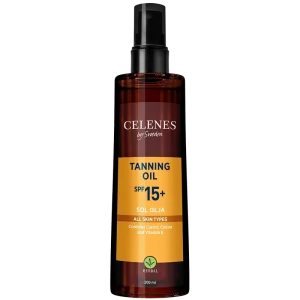 Celenes Herbal Tanning Oil SPF 15 - 200 ml