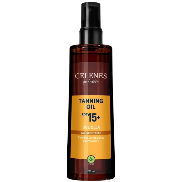 Celenes Herbal Tanning Oil SPF 15 - 200 ml