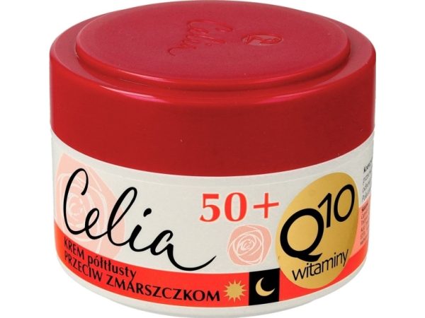 Celia Face Cream Q10 Vitamins 50+ Anti-Wrinkle 50Ml