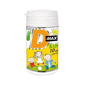 D-max Kids, 10 Âµg - 90 tyggetabl.