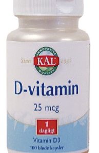 D-vitamin 25 mcg (100 kap)