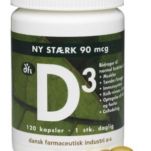 D3-vitamin 90 mcg (120 kap)