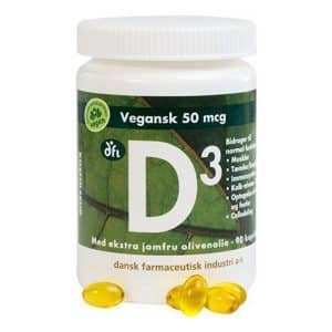 DFI D-Vitamin 50 mcg Vegansk (90 stk)