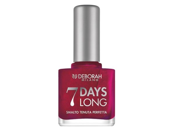 Deborah Deborah, 7 Day Long, Vitamins, Quick-Dry, Nail Polish, En872, Pearly Purple, 11 Ml For Women