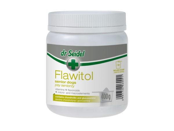 Dr Seidel Flawitol For Senior Dogs, Hund, Robust, Generelt Sundhed, Voksen, Vitamin A, Vitamin B1, Vitamin B12, Vitamin B2, Vitamin B6, Vitamin D3, V