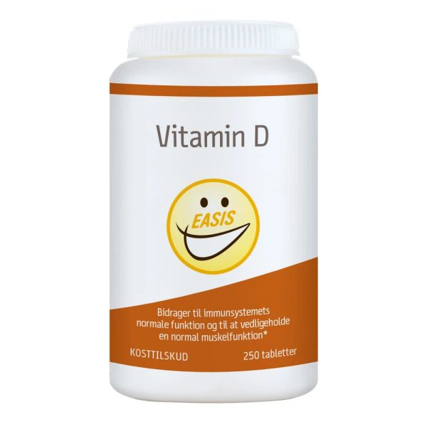 EASIS Kosttilskud - Vitamin D (250stk)