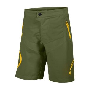 Endura MT500JR - MTB cykelshorts til børn - Liner med pude - Olive Green - Str. 7-8 år