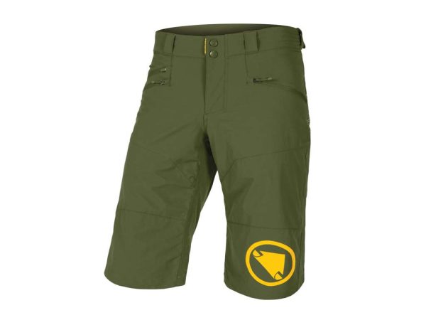 Endura SingleTrack Short II - Cykelshorts - Olive Green - Str. XL