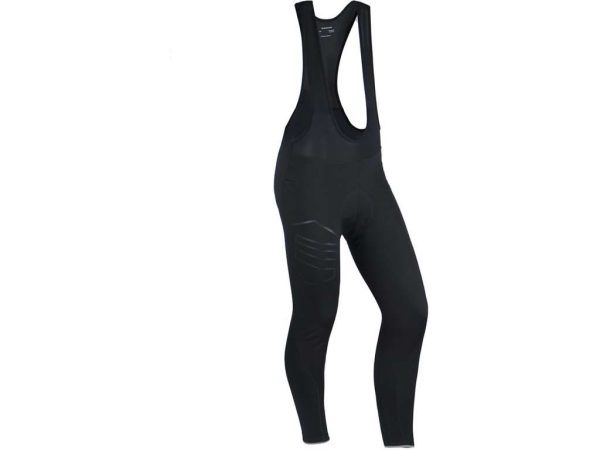 Endurance Gorsk Full Windblock XQL - Cykeltights lange m. seler - Herre - Black - Str. S