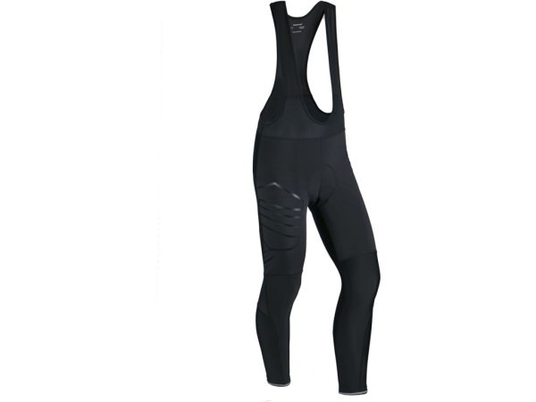 Endurance Gorsk Semi Windblock XQL - Cykeltights lange m. seler - Herre - Black - Str. M