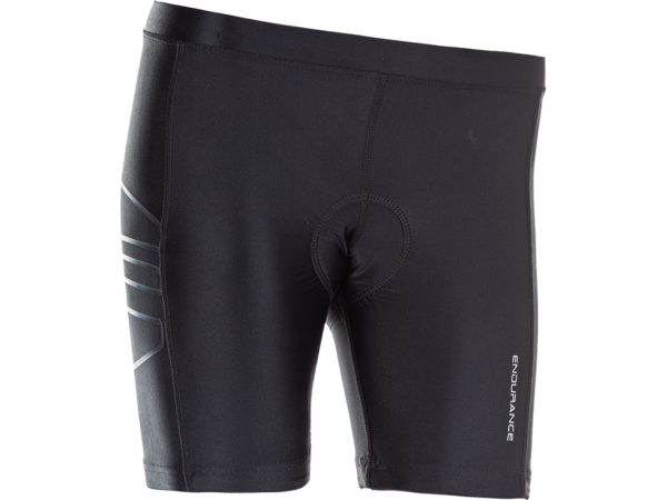 Endurance Gorsk XQL - Cykeltights korte m. seler - Junior - Black - Str. 10