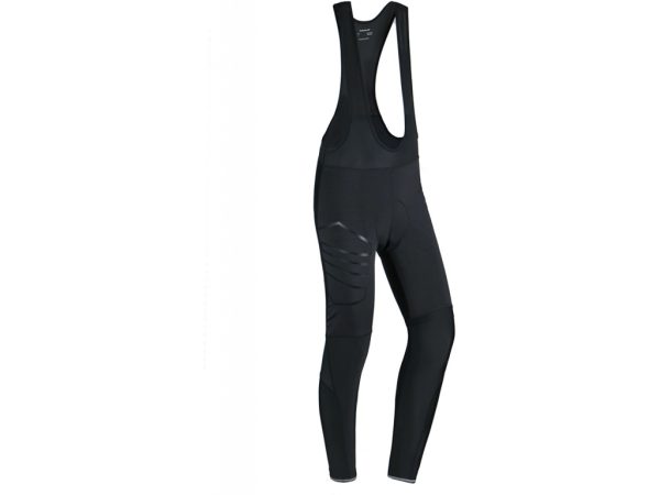 Endurance Jayne Semi Windblock XQL - Cykeltights lange m. seler - Dame - Black - Str. 36/