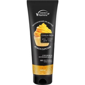 Energy Of Vitamins Energy Of Vitamins Peach Cupcake Body Scrub Gel 240 Ml