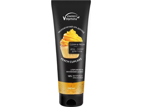 Energy Of Vitamins Energy Of Vitamins Peach Cupcake Body Scrub Gel 240 Ml